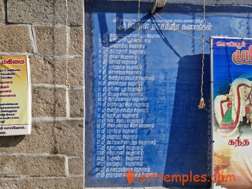 Sri Kandasamy Temple, Cheyyur, Chengalpattu District, Tamil Nadu