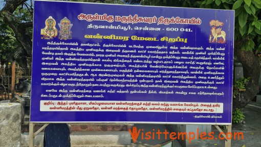 Arulmigu Marundeeswarar Temple, Thiruvanmiyur, Chennai, Tamil Nadu