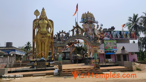 Sri Ayyappa Swamy Temple, Gollala Mamidada, Near Kakinada, Andhra Pradesh