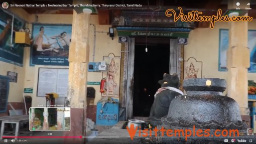 Sri Neeneri Nathar Temple or Sri Neelnerinathar Temple, Thandalacherry, Thiruvarur District, Tamil Nadu