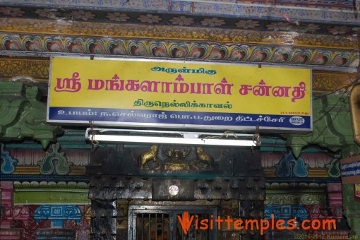 Sri Nellivananathar Temple, Thirunellikaval, Thiruvarur District, Tamil Nadu