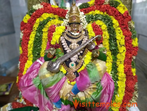 Maha Saraswathi Temple, Koothanur, Thiruvarur District, Tamil Nadu